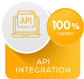 Be flexible - API integration